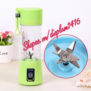 Máy xay sinh tố cầm tay ( 6 cánh) Mini sạc Pin