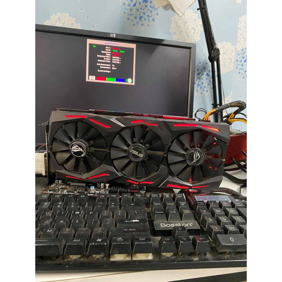 CARD MÀN HÌNH 480 8GB ROG STRIX 3 FAN