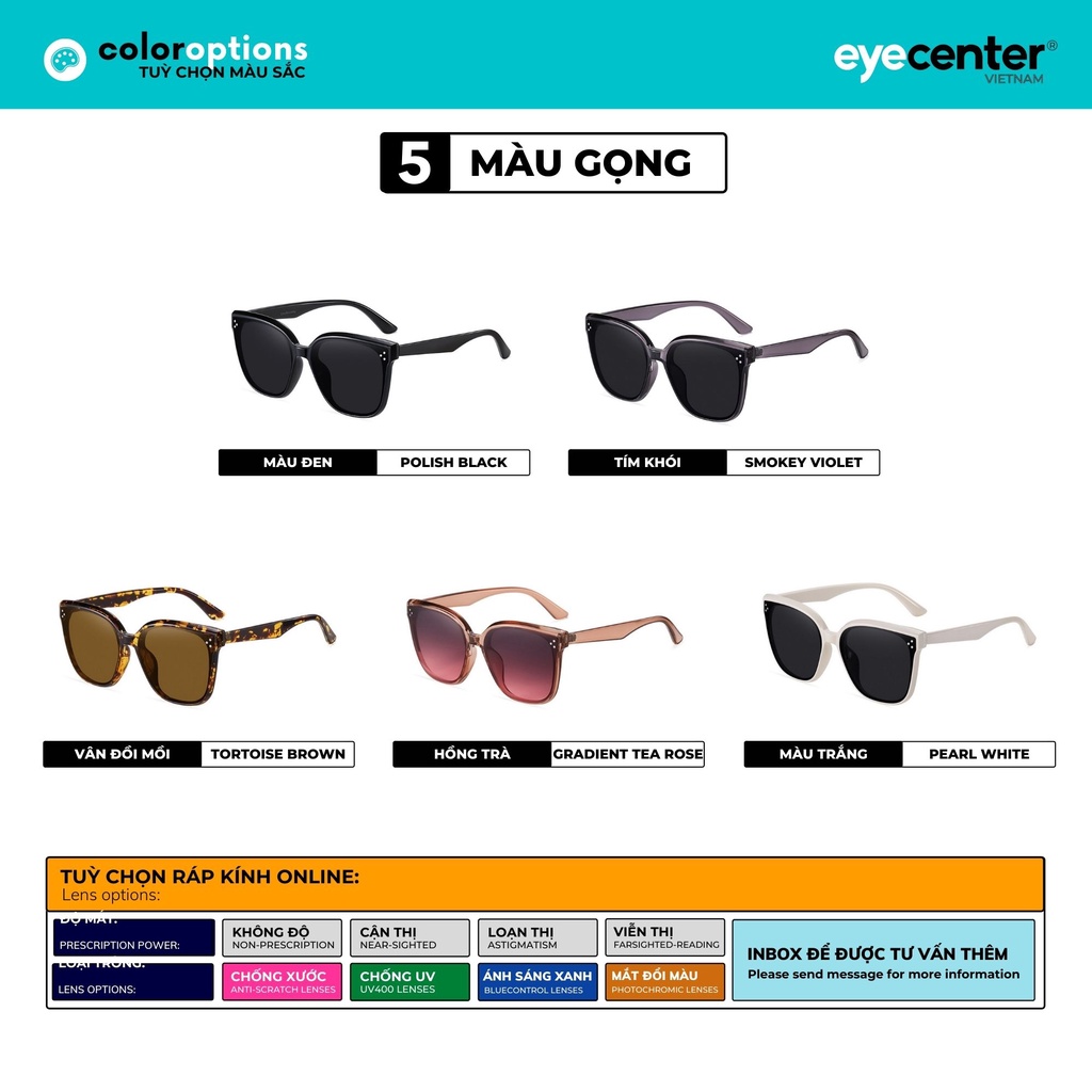 Kính mát nam nữ chính hãng ZAC &amp; CODY MAGARITA nhựa dẻo chống gãy nhập khẩu by Eye Center Vietnam