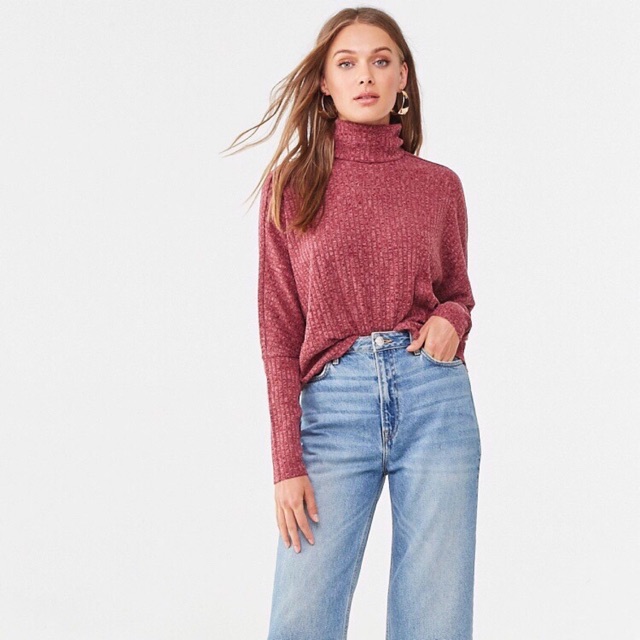 Áo len F21 xuất dư size S M L (50-65kg)