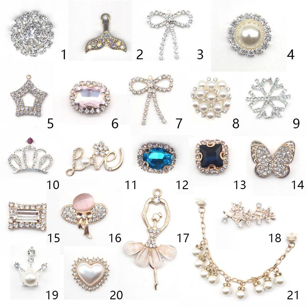 Kẹp Giữ Giày Lấp Lánh Cho Nữ|Phụ Kiện Chăm Sóc Bàn Chân Để Giày Dép Tiện Dụng Charms