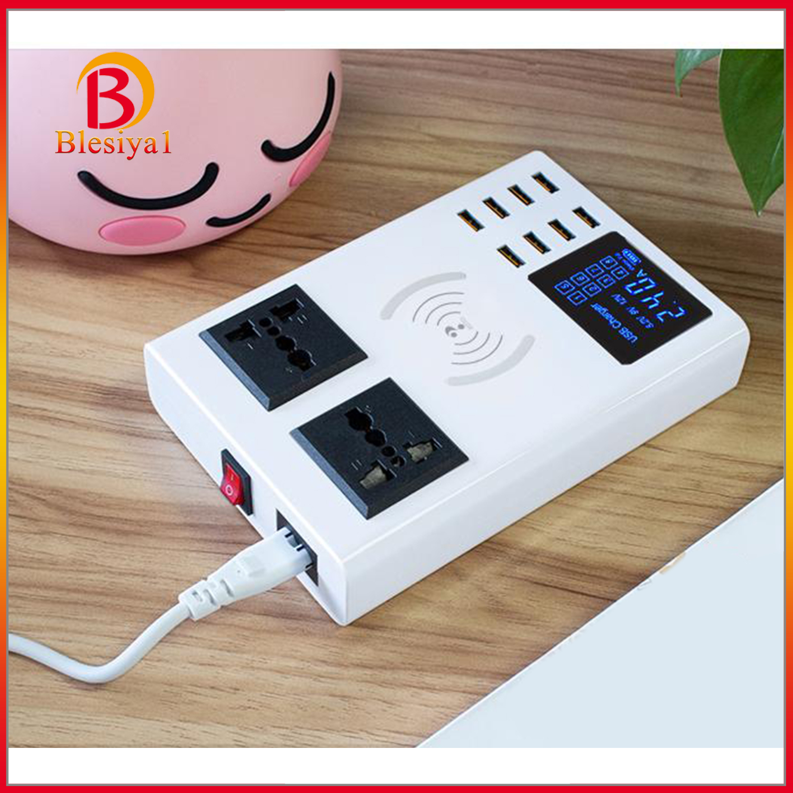 (Hàng Mới Về) Củ Sạc Usb Đa Năng 40w / 8a 2 Ac Cho Điện Thoại / Máy Tính Bảng