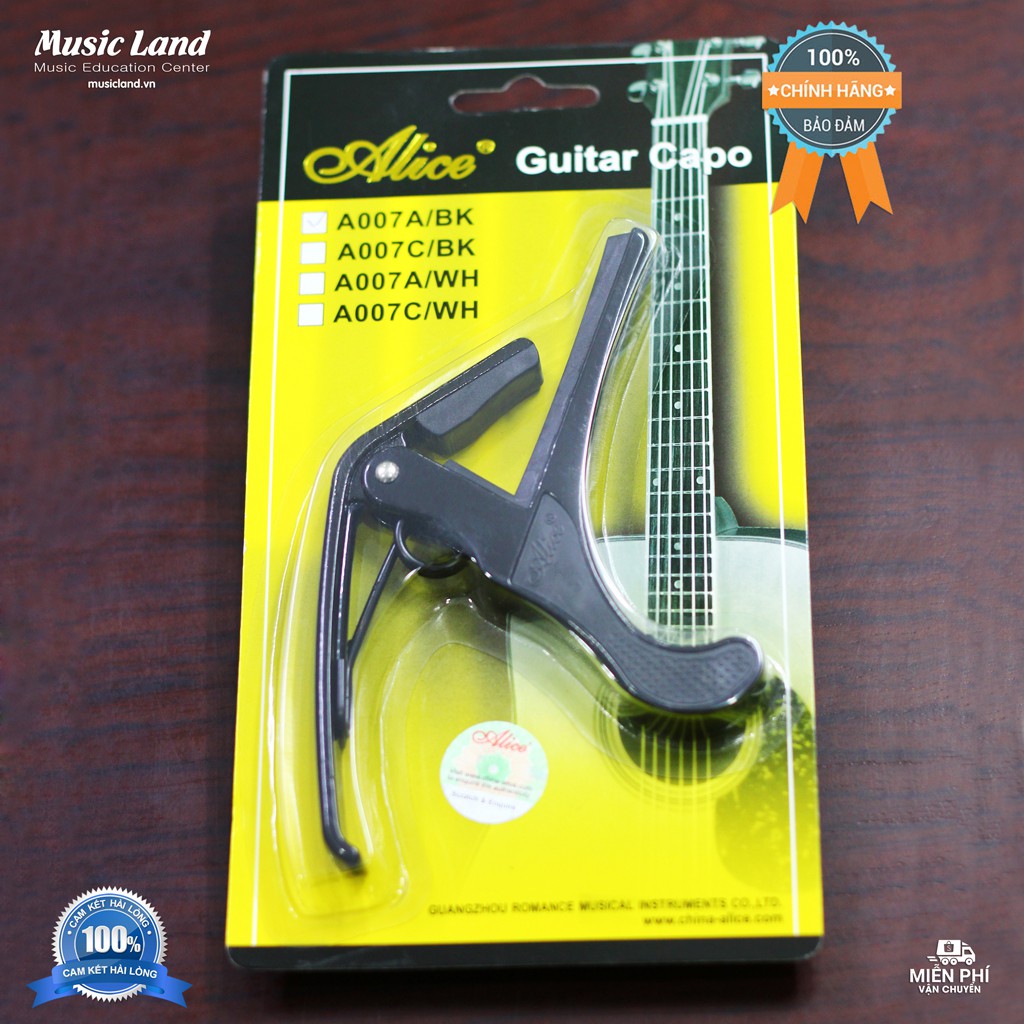 Capo Đàn Guitar Alice A007A-BK