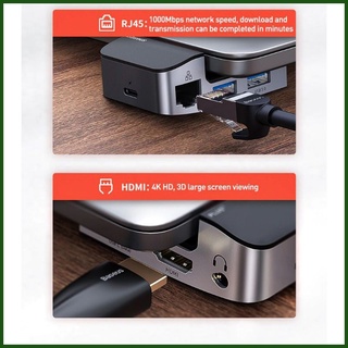 Bộ chia đa năng Baseus 9 in 1 USB C Hub for MacBook Pro-Thunderbolt