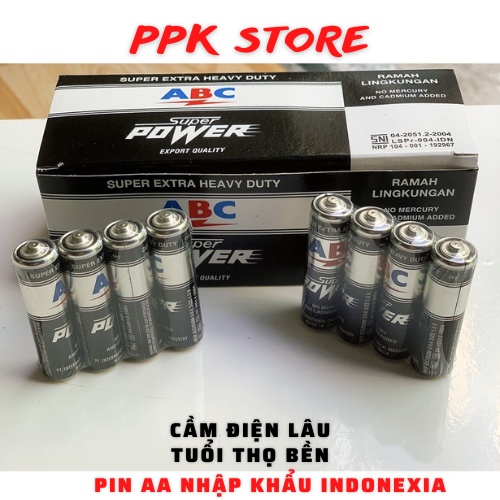Pin AA 1,5V ABC nhập khẩu Indonexia
