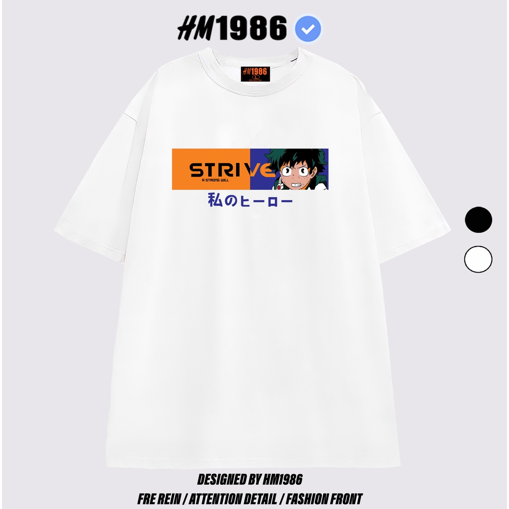 Áo thun tay lỡ form rộng unisex HM1986 3119