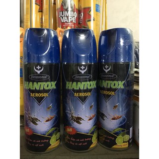 Thuốc xịt muỗi HANTOX Aerosol hương chanh (400ml)