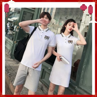 Áo đôi đẹp ❤FREESHIP❤ ÁO VÁY ĐÔI chất vải đẹp, áo thun cặp màu trắng - AV221
