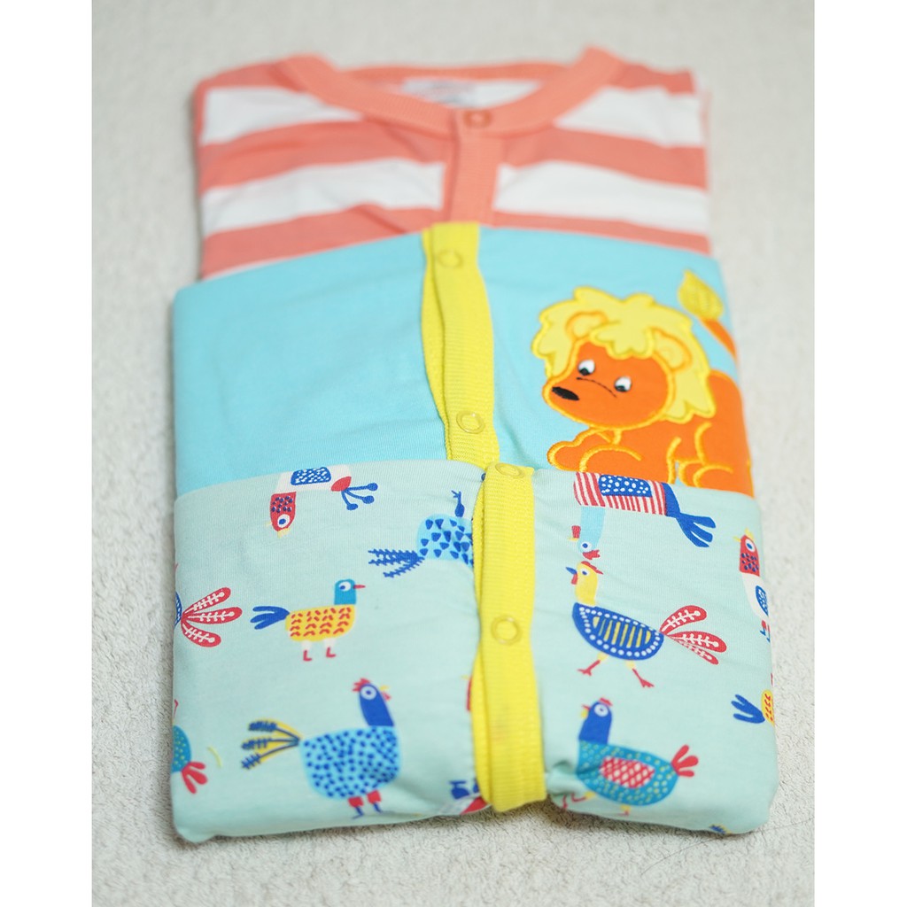 Set 3 body tay dài quần dài xinh xắn và ấm áp cho bé trai