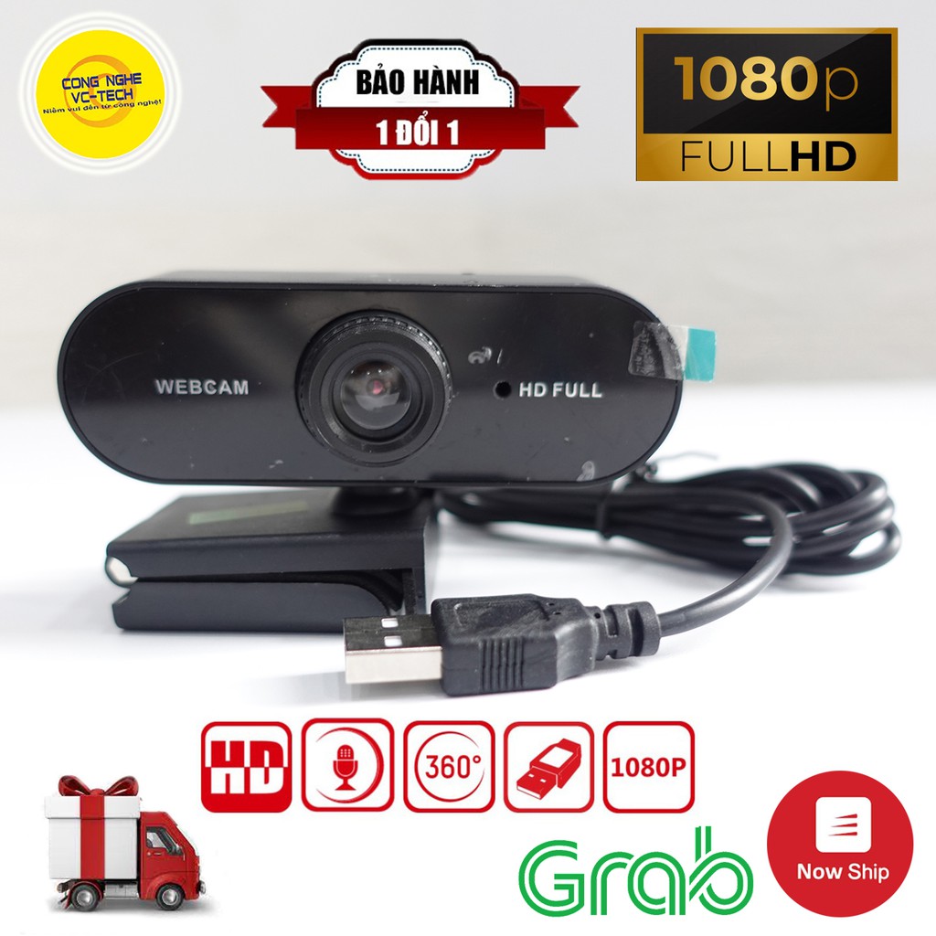 Webcam máy tính full HD 720P | webcam tích hợp mic, hình ảnh sống động | Cam kết chất lượng Bảo hành 6 tháng