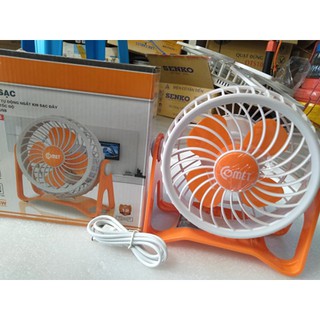 QUẠT SẠC ĐỂ BÀN COMET CRF0105