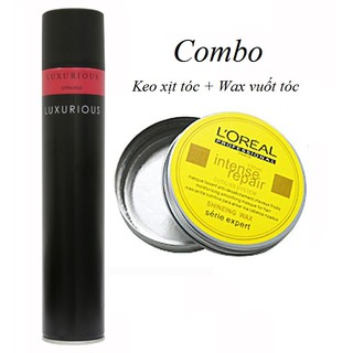 Combo gôm luxurious và sáp vuốt tóc