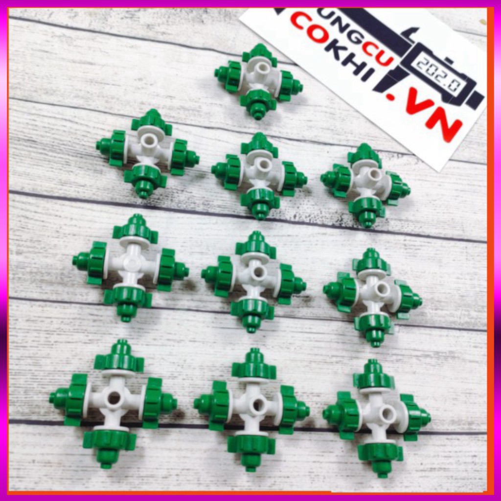10 Béc phun sương 4 tia, dùng tưới cây, tưới lan