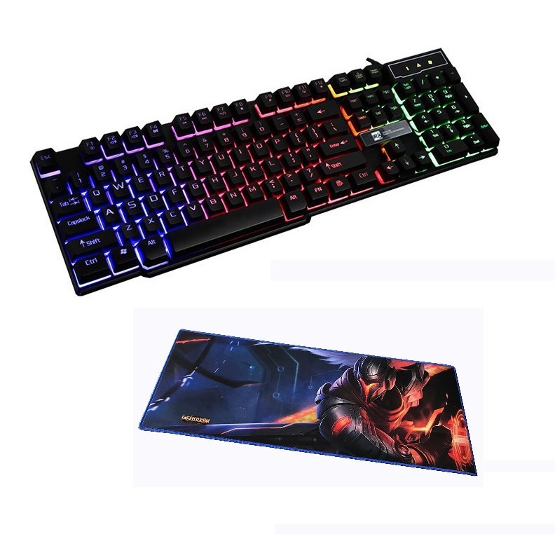 [TẶNG LÓT GAME S1] BÀN PHÍM CHUYÊN GAME LED 7 MÀU R8 1822