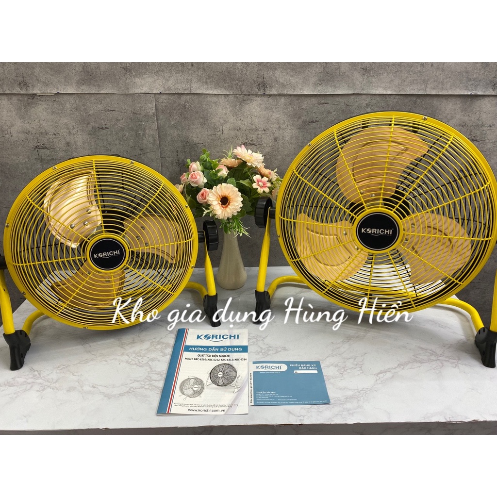 QUẠT TÍCH ĐIỆN KORICHI KRC-6314 - HÀNG CHÍNH HÃNG