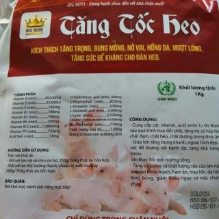 Tăng tốc heo 1kg