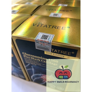 VITATREE GLUCOSAMIN 1500MG PLUS SHARK CARTILAGE - Viên bổ khớp từ sụn cá mập và glucosamin 1500mg