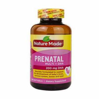Sẵn hàng-Date 08/2021 Vitamin tổng hợp Nature Made Prenatal Multi + DHA 150 viên