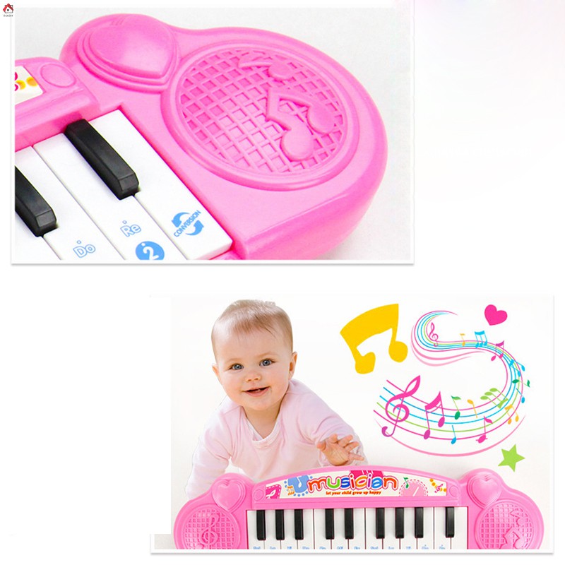 Đàn Piano Điện Mini Không Dây 2 Chế Độ 32x9cm Cho Bé