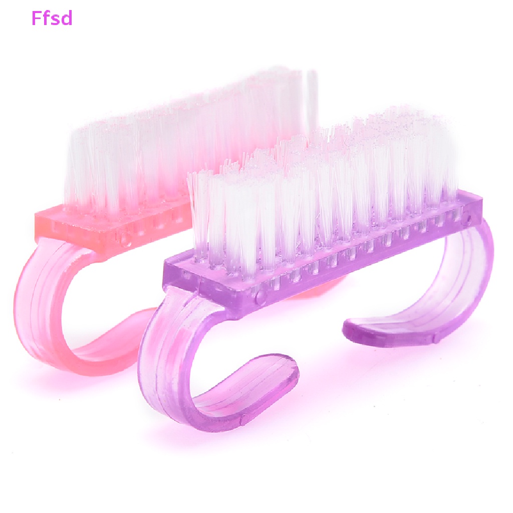 {Ffsd} 1 Bàn Chải Nhỏ Làm Sạch Bụi Bẩn Chăm Sóc Móng Tay Bằng Nhựa * Bán Chạy