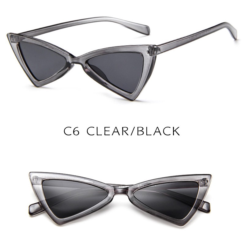 Kính mát mắt mèo chống tia UV400 phong cách Hàn Quốc cho nữ