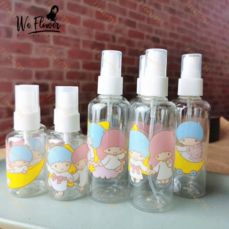 Chai chiết WE FLOWER đựng mỹ phẩm rỗng dạng xịt 50/ 100ml đa năng tiện lợi