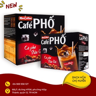 Cà phê sữa đá maccoffee café phố 240g
