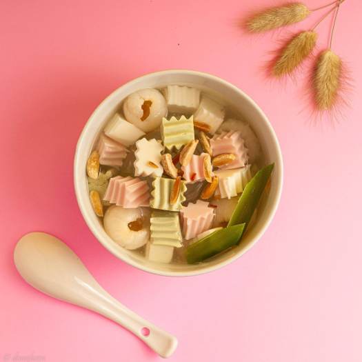 Set Nguyên Liệu Chè Khúc Bạch 25 Chén Thơm Ngon Bổ Dưỡng NHALAM FOOD (Kèm Công Thức)