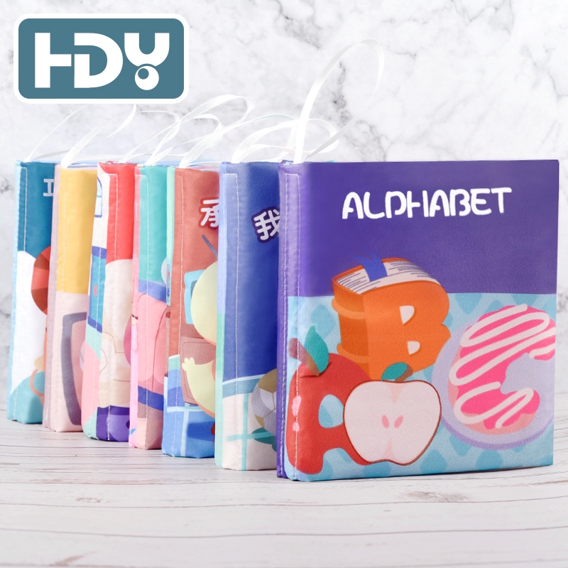 Sách Vải HDY Mềm Mịn In Hoạt Hình Kể Chuyện Cho Bé