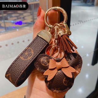 (ẢNH THẬT) MÓC CHÌA KHOÁ MICKEY NÂU L.V EO VÌ SANG CHẢNH FULL BOX