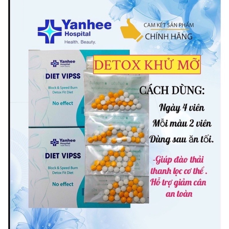 Detox khử mỡ siết eo hỗ trợ giảm cân