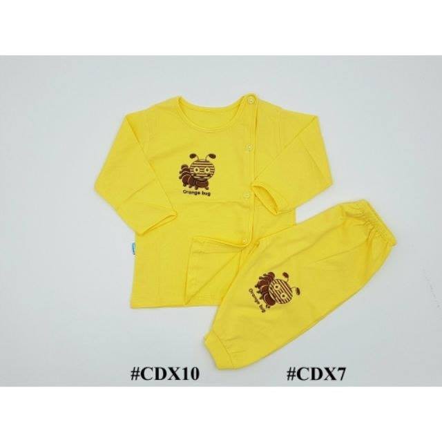 Bộ sơ sinh Thái Hà Thịnh cotton cho bé sơ sinh 3-7kg