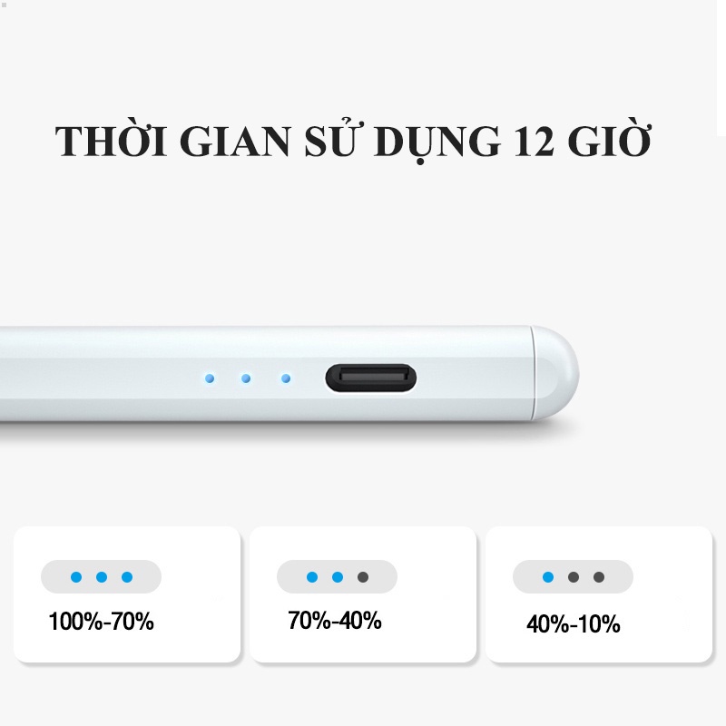 Bút Cảm Ứng KIVEE CP08 Tương Thích Với Pro 11 2020 2018 2019