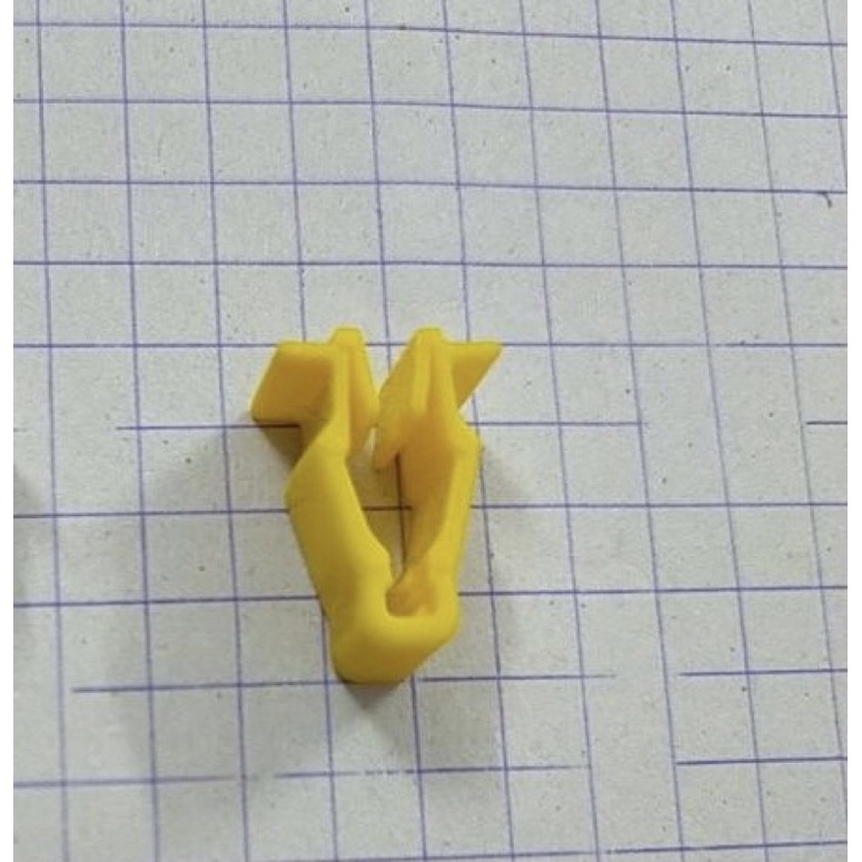 Kẹp nhựa Honda Vàng Trắng Xanh gài dàn áo xe máy tay ga / MoTo hàng chuẩn Honda