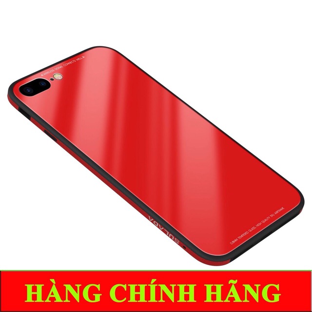 ỐP GIẢ 8 CHÍNH HÃNG SULADA MẶT LƯNG GƯƠNG KÍNH CƯỜNG LỰC IPHONE 6 6plus 7 7 plus X viền dẻo
