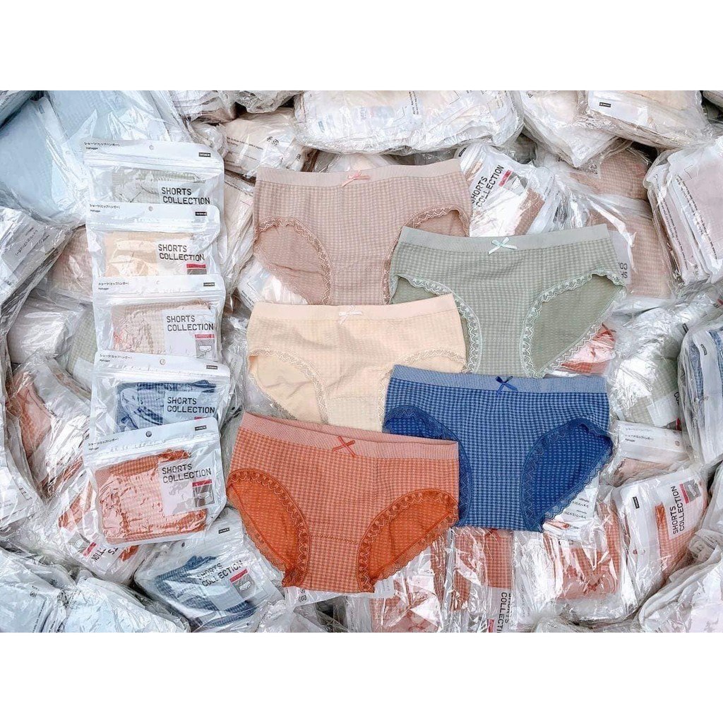 [SIÊU DÃN] SET 10 QUẦN LÓT CO GIÃN 4 CHIỀU KÈM TÚI ZIP FOM TO