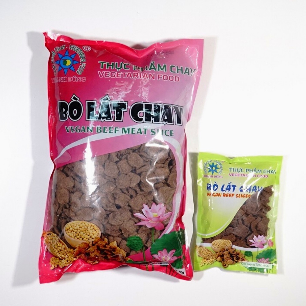 Thực phẩm chay Bò lát chay Thanh Dũng, đồ chay khô an toàn, 100% thuần chay, đồ chay giá rẻ chay mặn đều dùng được - 100