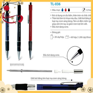 Hộp 20 bút bi tl 036