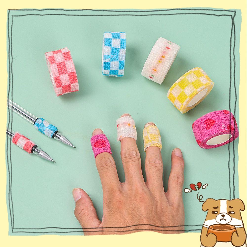 Băng Keo Co Giãn Chống Mài Mòn In Họa Tiết Dễ Thương Tiện Dụng Cho Học Sinh/ Văn Phòng