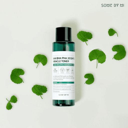 Nước hoa hồng AHA-BHA-PHA 30 days miracle toner 150ml Some by mi