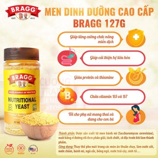 Men dinh dưỡng Nutritional Yeast 127g - Bragg