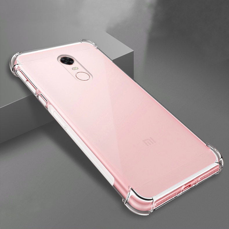 Ốp lưng Redmi 5 Plus dẻo trong lồi 4 góc chống sốc chống va đập mạnh hạn chế ố vàng