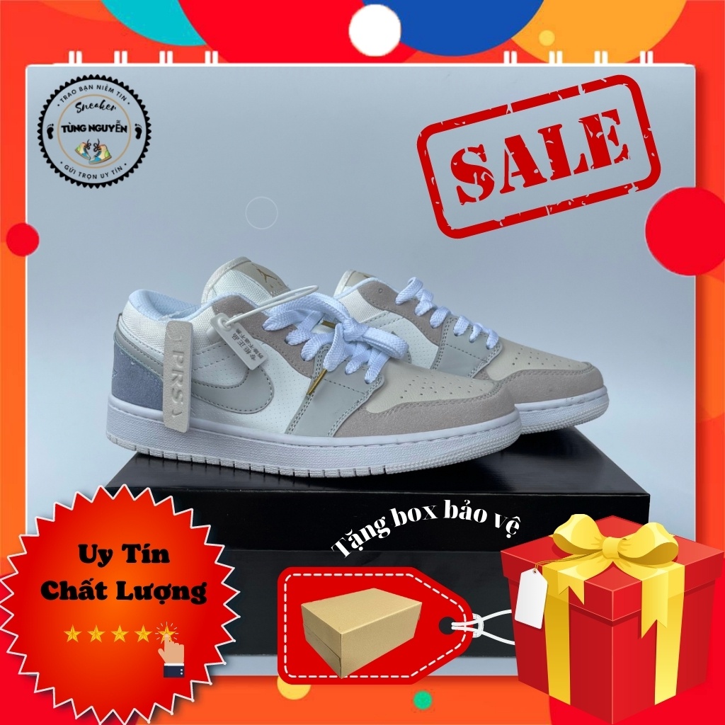 Jordan paris, paris giày sneaker thể thao, full phụ kiện, tặng hộp đựng giày, lót nhung đế khâu 1;1
