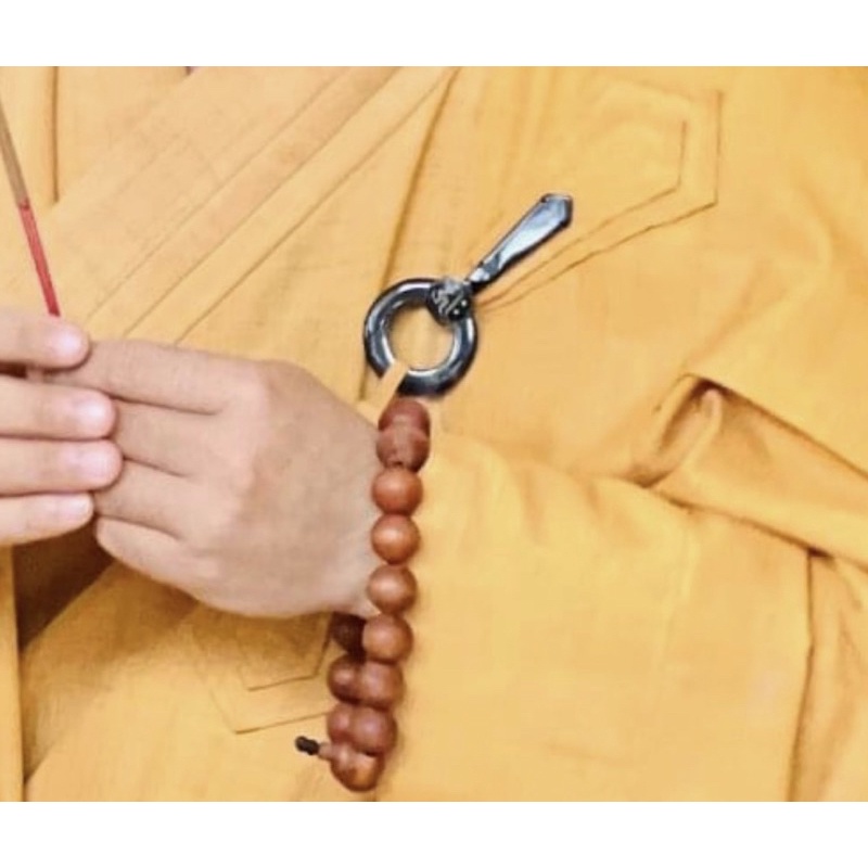 Móc y phật giáo -khắc chữ-chất liệu sừng trâu-sừng bò