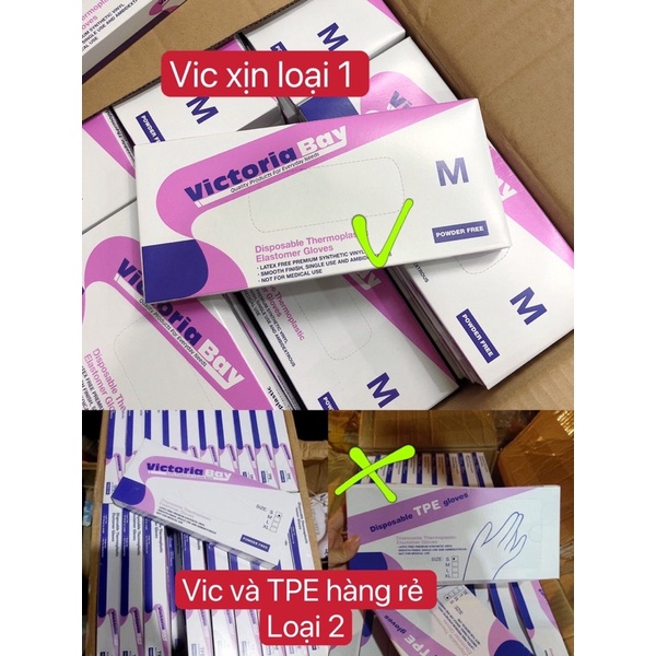 Găng Victoria loại 1 hộp 100c