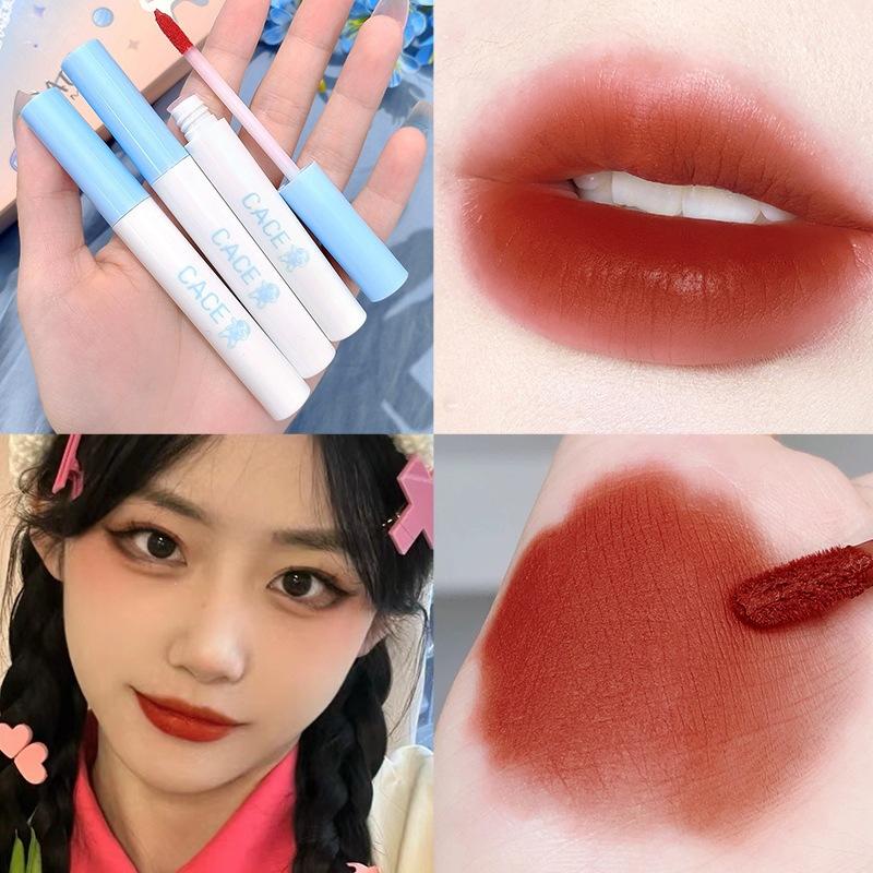 Set 6 Son Môi Lì Lâu Trôi Không Thấm Nước Chống Dính Cốc CACE