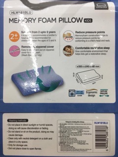 [LOCK&LOCK]GỐI MEMORY FOAM DÀNH CHO TRẺ EM LOCK&LOCK-HLW181