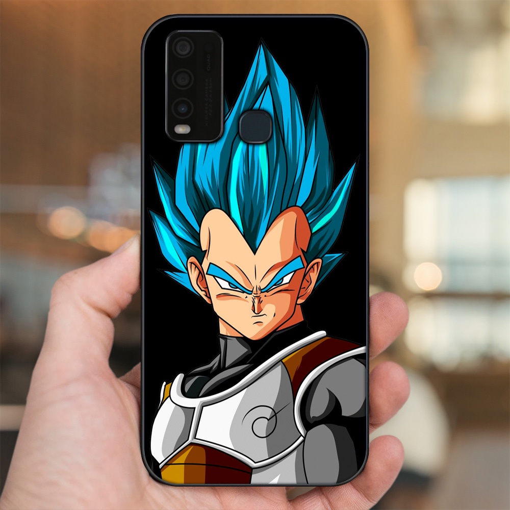 Ốp lưng Vivo Y30, Y50 viền đen in hình Vegeta Dragon Ball