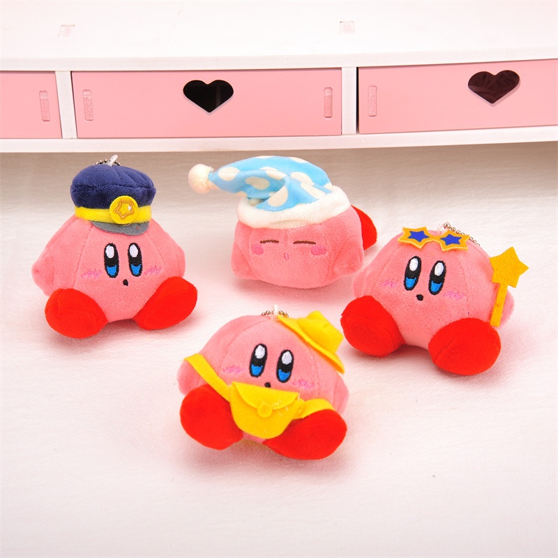 Móc khóa nhồi bông hoạt hình Nintendo Kirby hồng - Cảnh sát trưởng | Ngái ngủ