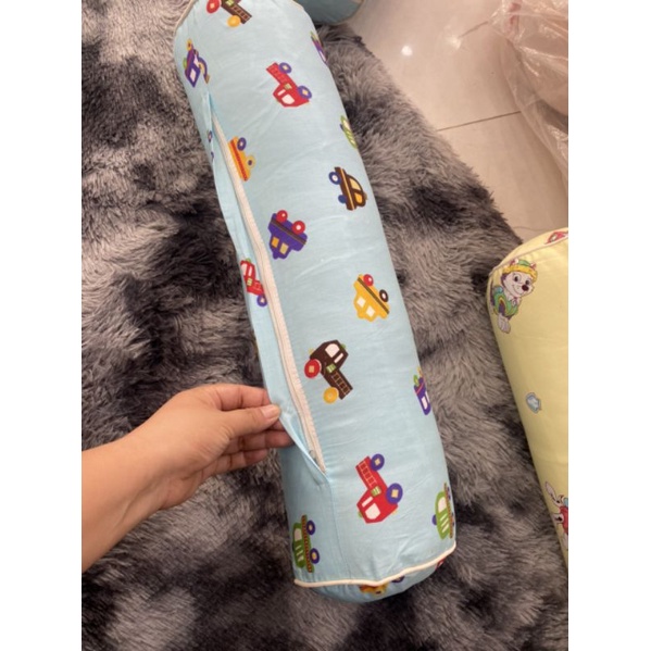 Gối ôm cho bé 100% cotton gối ôm có khóa kéo size 25_60cm